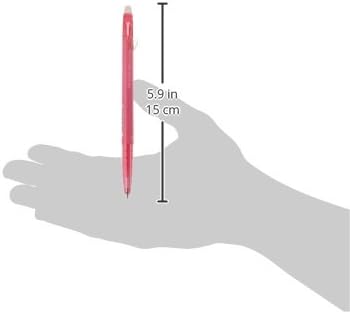 Pilot Frixion Ball Slim 038 Ballpoint Pen, Pink (LFBS-18UFP)