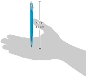 Pilot Frixion Ball Slim 038 Ballpoint Pen, Light Blue (LFBS-18UFLB)