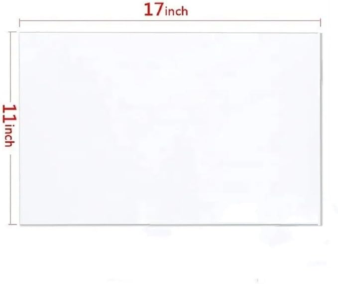 Flexible & Magentic 17"x11" Dry-Erase Strong Magnet Whiteboard for Office and Kitchen : Bulletein/Refridgerator Magnet Sheet