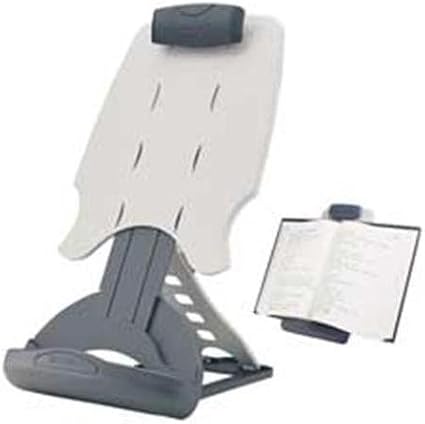 Kensington KMW62058 Adjustable Copy-Book Holder- 8-. 25inchx1-. 25inchx13-. 50inch- Gray-Blue WLM