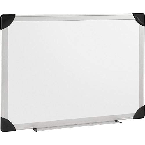 Lorell Dry-Erase Board, 24 by 18-Inch, Aluminum/White