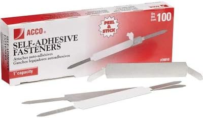 ACC70010 - Acco Self-Adhesive Paper File Fasteners