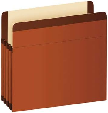 Pendaflex 85363 Premium Reinforced Expanding File Pockets, Straight Cut, 1 Pocket, Legal, Brown (Box of 10)
