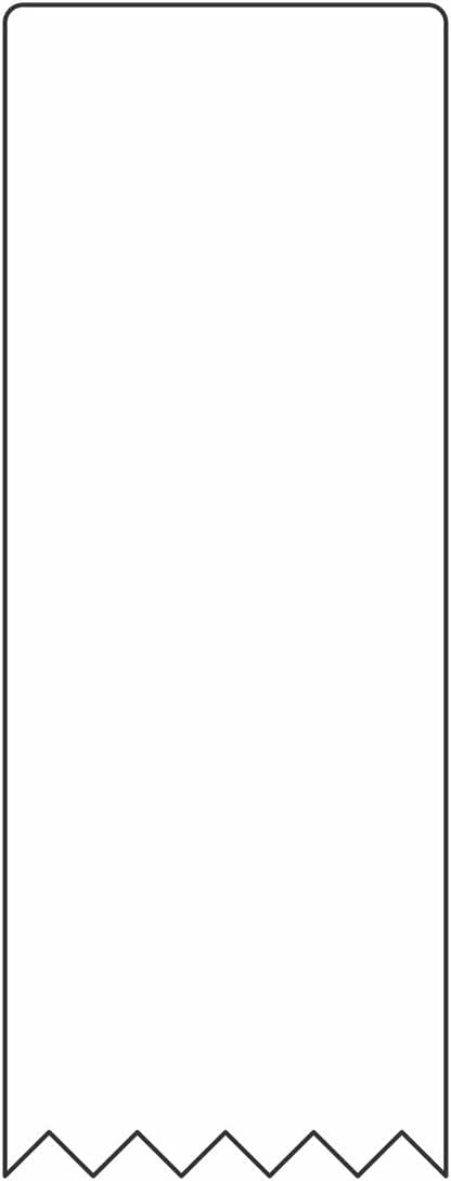 60mm x Continuous Strip (100ft) Labels for CAS Scales (8052) | 40mm Core | 12 Rolls | 1,200ft