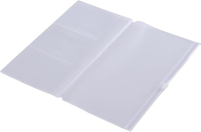 Kraft File Folder + Zipper Pouch & Card Sleeve Travel Accessories Kit for A5 Size Travelers Notebook, 5.5"x8.25"