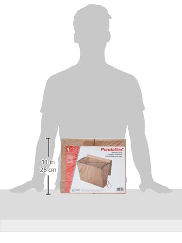 Pendaflex Expanding Kraft File with Flap, Jan.-Dec. Index, 12 x 10, 1 per Box (K-17M-OX),Brown (Pack of 5)