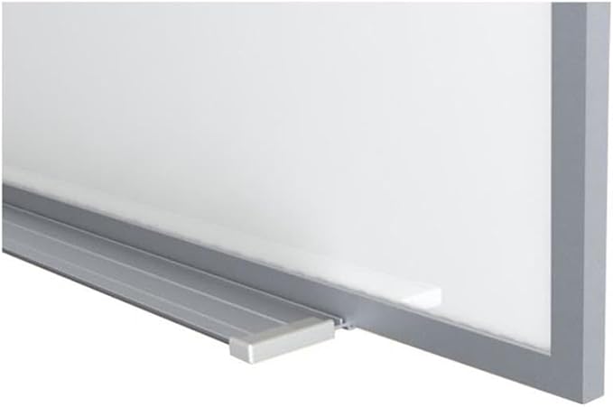 Ghent Stone Vinyl Bulletin Board, 48.5" x 96.5", Aluminum Frame, Made in the USA