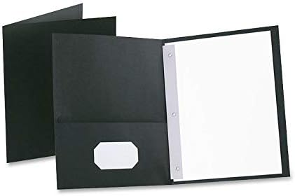 Oxford Two-Pocket Folders w/Fasteners, Dark Blue, Letter Size, 25 per Box (57738) (Pack of 2)