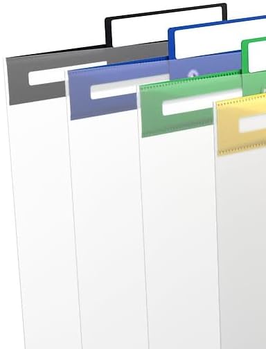 Staples File Folder, Letter Size, Assorted Colors, Reinforced 1/3‑Cut Tabs for Long‑Term Use, 18/Carton