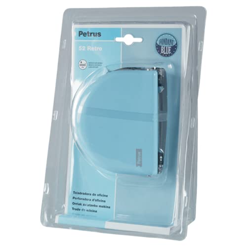 Petrus Retro 52 Classic Metal Office Hole Blue