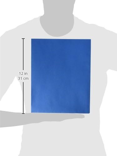 Business Source Double Pocket Portfolio - Blue - Box of 25 (78491)