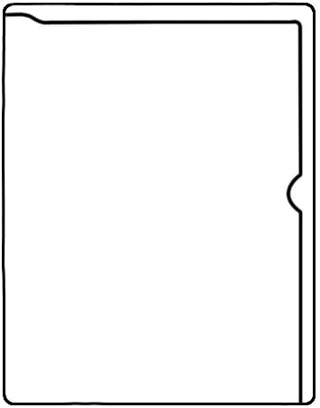 StoreSMART - Paperwork Organizers - 10-Pack - Maroon Plastic Back, Clear Plastic Front - Heavy Duty - PF8511PQM-10