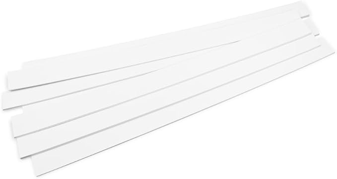 Hygloss Unruled Sentence 1.5" x 23" Extra Thin Cardstock, White-Ideal Teacher Supplies for Classroom-Bulk Pack of 250 Strips