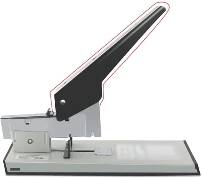 Desk Stapler Heavy Duty Stapler Can Bind 210 Pages of A4 Document Capacity Labor-Saving Thick Layer Stapler Suitable for School Office Supplies School Supplies (Color : A)