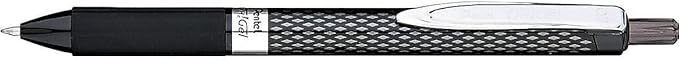 Pentel Oh! Gel Retractable Gel Pen, Medium Line, Black Ink, Box of 12 (K497-A)