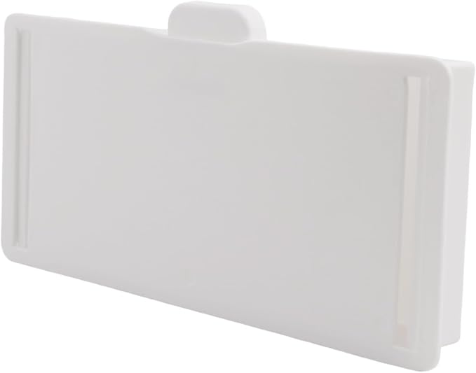 Under Desk Drawer Organizer Self-Adhesive Box Attachment,For Office Home Desktop Pen And Things Holder, Hidden-Design For Space-Saving And More Neat,ABS Plastic(White)