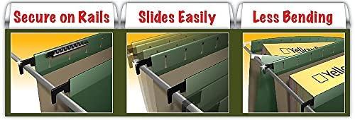 Pendaflex SureHook Reinforced Extra Capacity Hanging Pockets, Letter Size, Assorted Colors, 4/PK (09213)