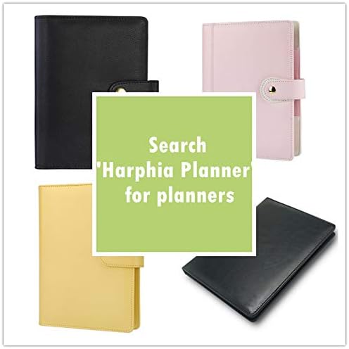 A6 Planner Refill, Refillable Notebook Paper, 6 Ring Binder Refill, for compatible with Filofax, Black Paper, All Blank, 2 Pages per Sheets, 40 Sheets in Total A6 3.74'' x 6.69''