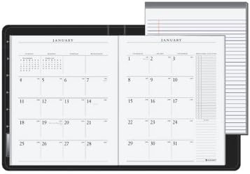 AT-A-GLANCE Executive Recycled Monthly Padfolio, 9 x 11 Inches, Black, 2013 (70-290-05)