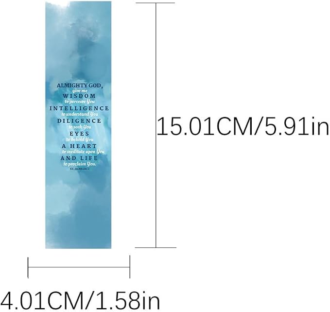 30Pcs Motivational Bible Verses Bookmarks |Inspirational Christian Watercolour Page-Markers for Kids Students Teens Adults and Reading Lovers as School Church Christmas Easter Gift