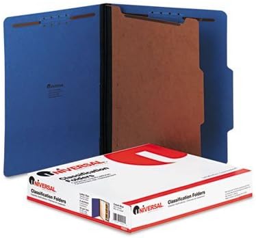 UNV10201 - Bright Colored Pressboard Classification Folders