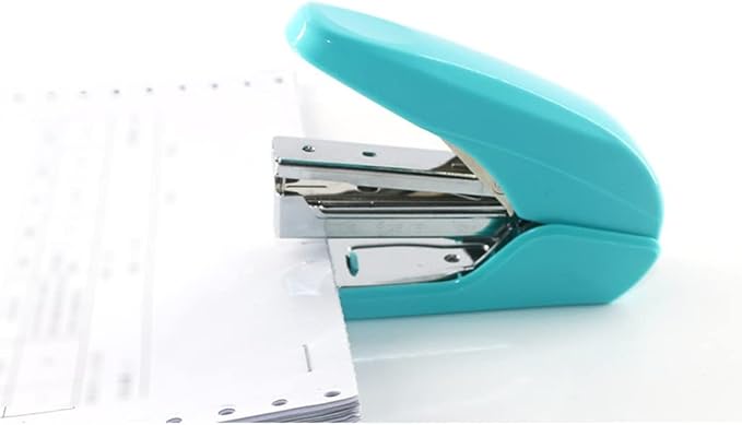Desk Stapler Mini Stapler Desktop Stapler 20-Page Capacity Stabler Document Binding Desktop Office Student Supplies Staplers for Desk School Supplies (Color : A)