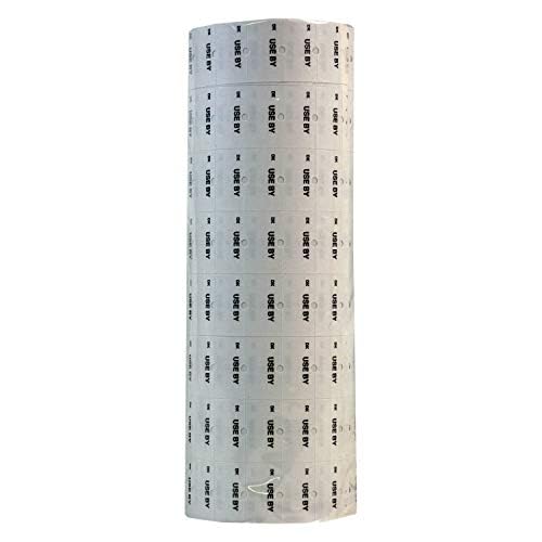 DayMark Safety Systems IT120542 Date Coder Permanent USE by Label, for DM3 SpeedyMark 10 1-Line Marking Gun, White (8,000 Labels)