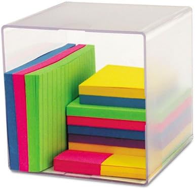 Stackable Cube Organizer, 1 Compartment, 6 x 6 x 6, Plastic, Clear