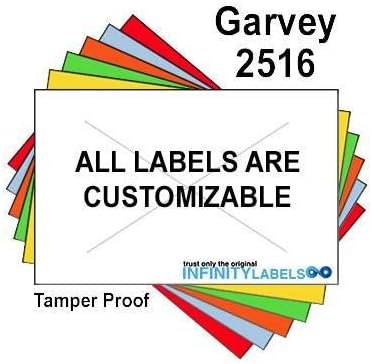 160,000 Garvey 2516 Compatible Orange General Purpose Labels for G-Series 25-88, 25-99, 25-5 and 25-10/10 Price Guns. Full Case + 20 Ink Rollers. with Security Cuts.