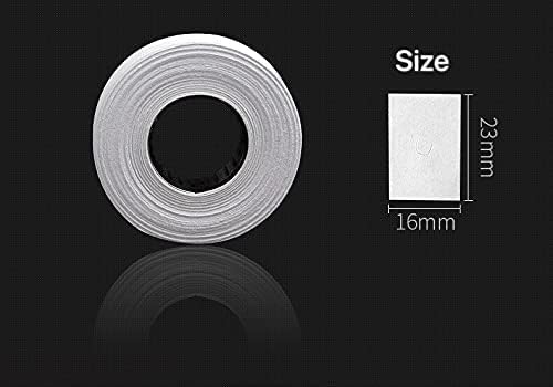 JIAYING 10 Rolls 5000 Pieces of Double Line Price Label Paper with Five Double Line 18mm Ink Rollers for MX-6600 Price Gun Labeller…