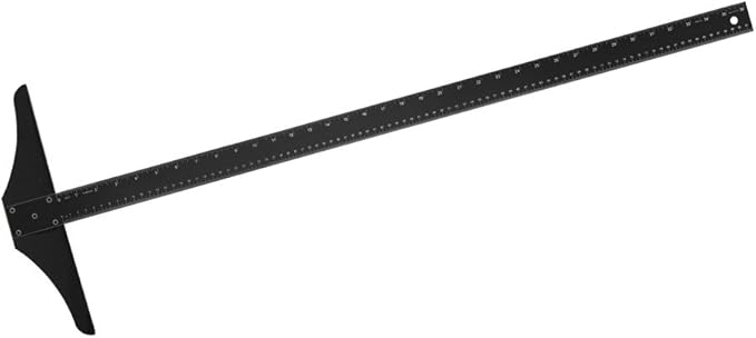 Alumicolor 36-inch Standard Aluminum T-Square for Art Framing & Drafting, Black