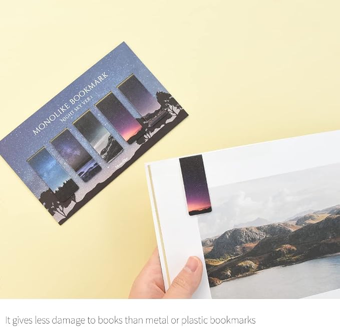 Monolike Magnetic Bookmarks Night Sky Ver.1, Set of 5