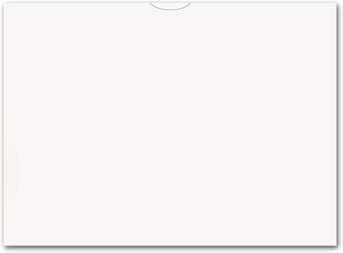 Plain Blank Vehicle Deal Envelopes 9x12 Deal Jackets (100 Shrink Wrapped) (White)