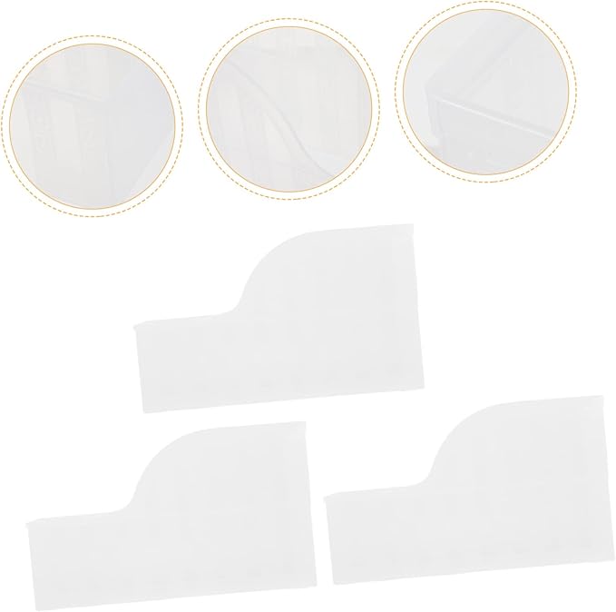 3pcs Transparent Document Box Modern File Organizer for Office Home Storage for Files Letters Magazines Sturdy Desktop Rack for Efficient Space Management
