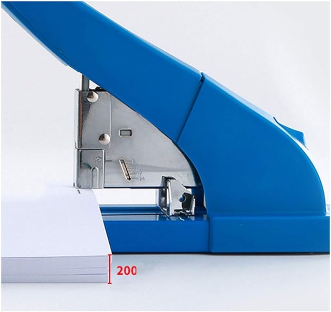 Liudan Stapler Large and Heavy Long Handle Stapler, Labour-Saving Office Stapler, 240 Pages Capacity, Thick Paper, Large Volume Stapler Office Stapler