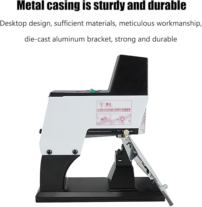 Heavy Duty Auto Rapid Stapler,9 Levels of Intensity Adjustable,40 Pages 80g Bound Pages,Adjustable Binding Depth,for School&Business