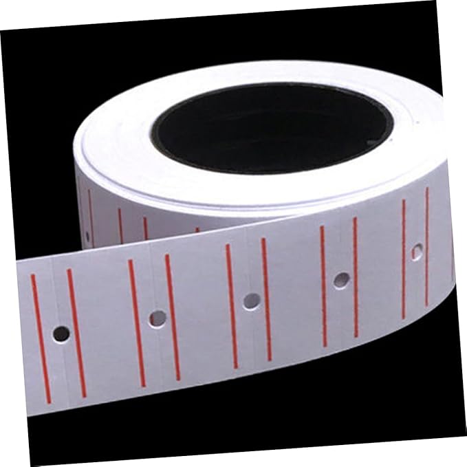 Hemobllo Pricing Labels Small Removable Stickers for Pricemarker Machines, 10 Rolls 4000 Pieces Adhesive Pricing Supplies for Retail Store and Office Use
