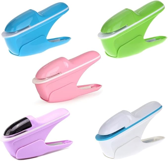 No Staples Nail Free Stapler Mini Paper Book Binding Stapling Machine Stapleless(A)