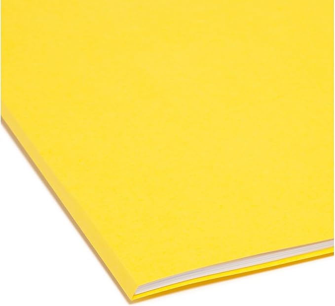 Smead SuperTab File Folders, Oversized 1/3-Cut Tab, Letter Size, Assorted Primary Colors, 24 per Pack (11956)