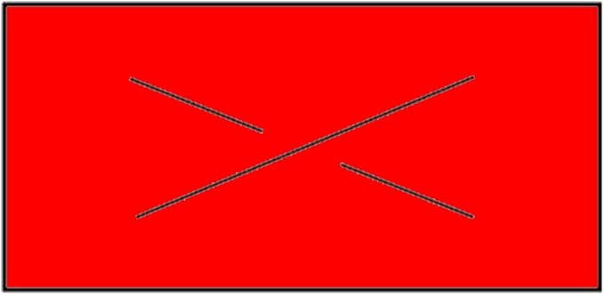 GX2512 Fluorescent Red Labels for Contact Labeler, Security Cut, 8 Rolls