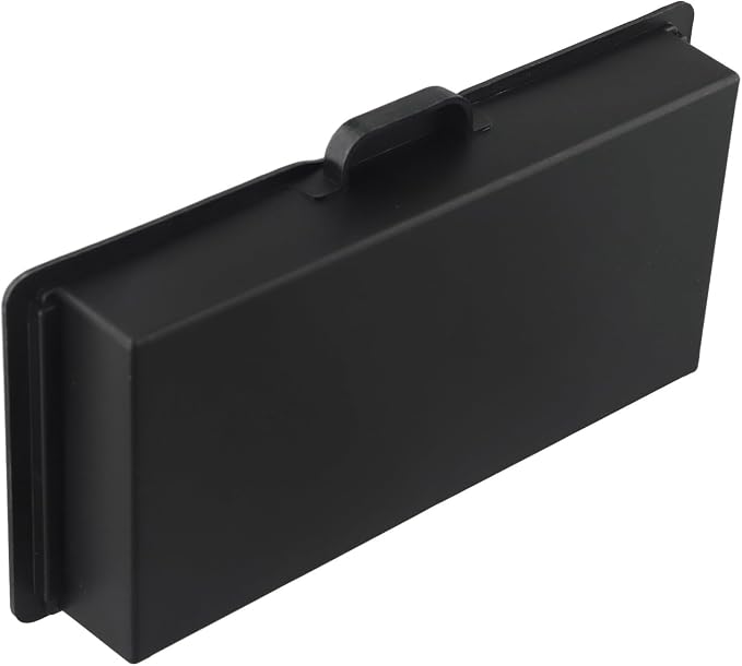 Under Desk Drawer Organizer Self-Adhesive Box Attachment,For Office Home Desktop Pen And Things Holder, Hidden-Design For Space-Saving And More Neat,ABS Plastic(Black)