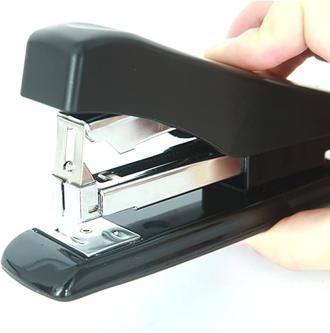Liudan Stapler Stapler Office Desktop Staplers Portable and Durable Staplers For Office Home and School Supplies Black Desktop Stapler
