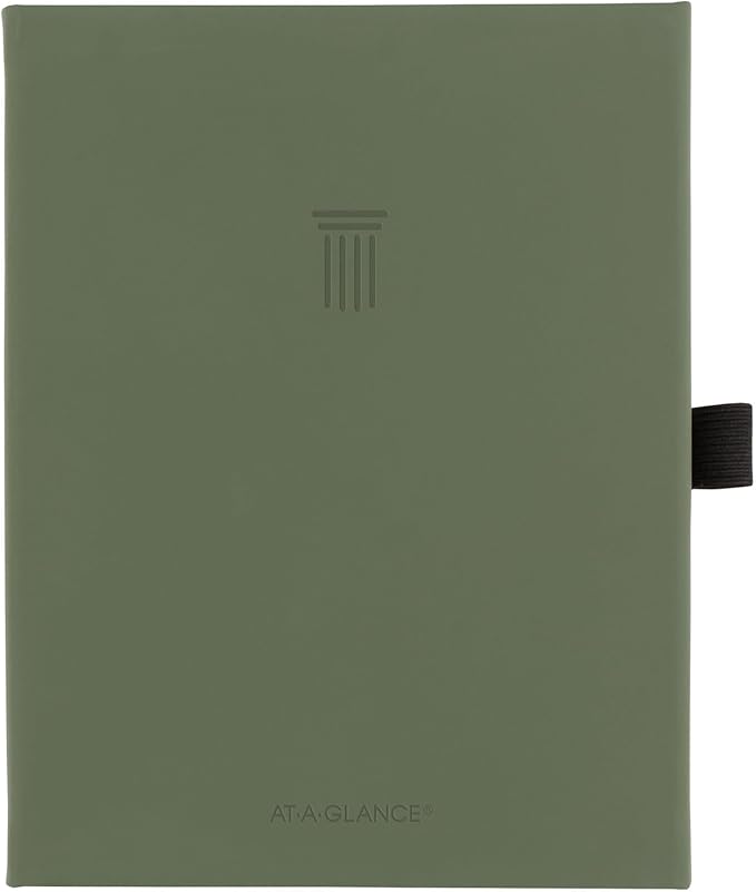 AT-A-GLANCE Foundation Planner, Undated Inspiration Journal, Set Goals, Track Progress, Create Habits, Weekly & Monthly, Small, 5-3/4" x 8-1/4", Green (FD-200-60)