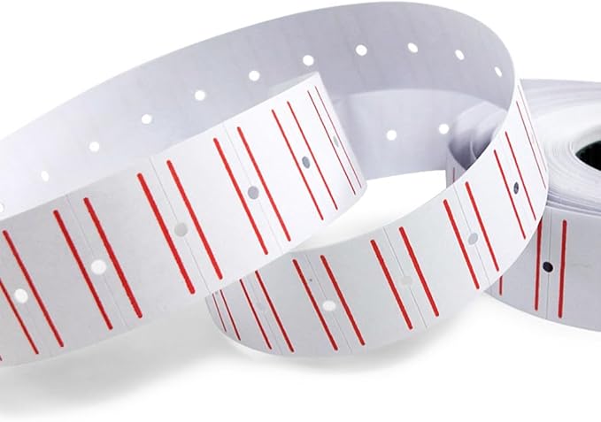 16,000pcs 1 line Price Gun Label, Removable and Adhesive Price and Sale Tags for Office, Suitable for NEW5500,MX-5500,CN979,H813,Total and Inch Pricing for Garage.(White)