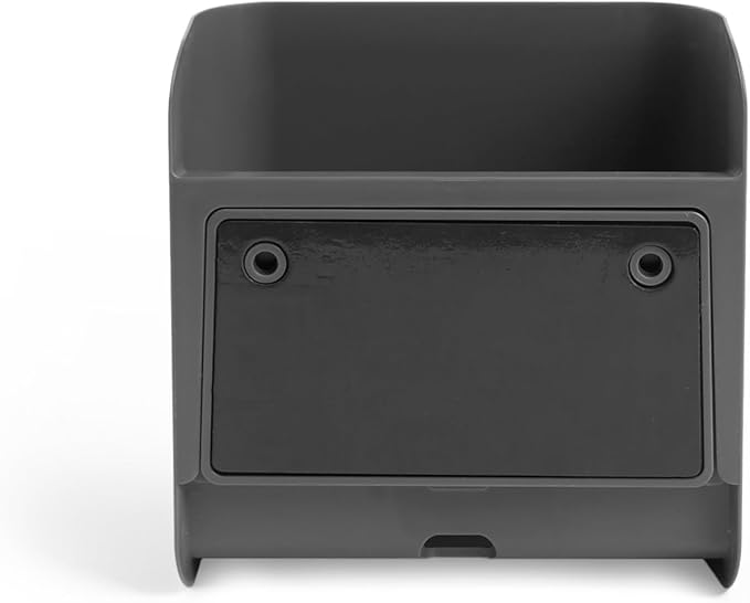 Poppin Magnetic Pen Holder - Office Supplies Storage Cup with 3 Mounting Options (adhesive strips, magnets, or screws), Mounts to Walls, Refrigerators, Lockers (Dark Gray)