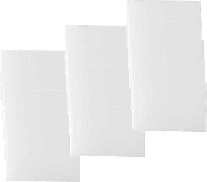 Creatology 20" x 30" White Plastic Corrugated Board, 15 Pack