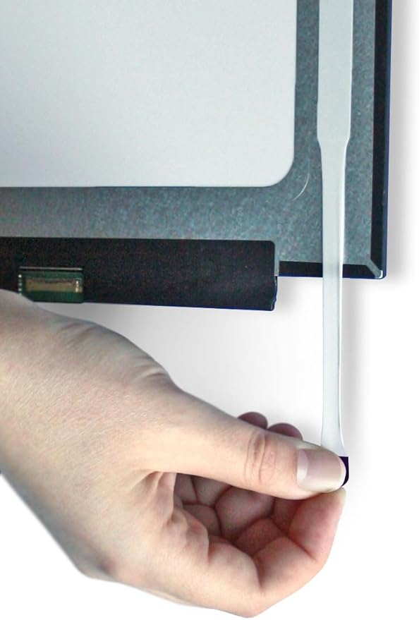 SCREENARAMA 4 x Adhesive Strips Mounting Stretch-Release Pull Tabs with Handle for Laptop LCD Screens Without Tabs
