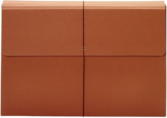 Globe-Weis/Pendaflex Tabloid Wallet File, 12 x 18 Inches, 3.5-Inch Expansion, Elastic Closure, Brown (B1060E)