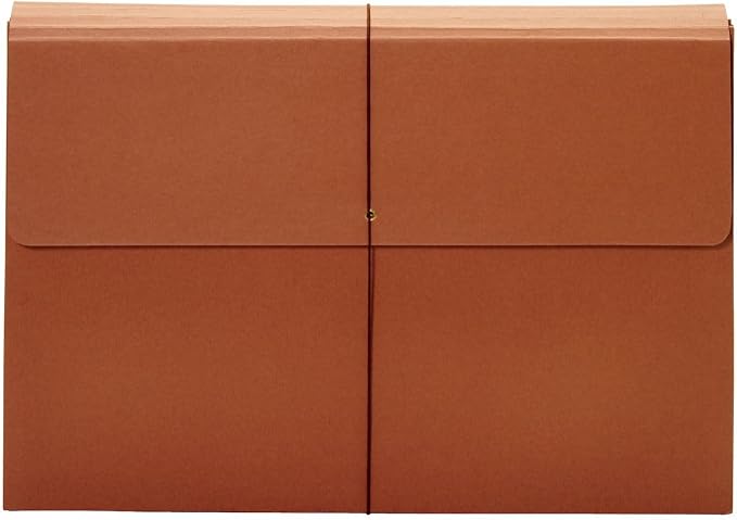 Globe-Weis/Pendaflex Tabloid Wallet File, 12 x 18 Inches, 3.5-Inch Expansion, Elastic Closure, Brown (B1060E)