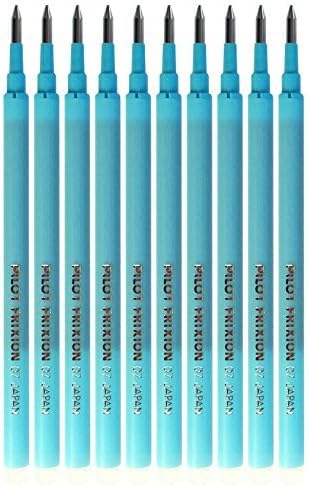 Pilot Gel Ink Refills for FriXion Erasable Gel Ink Pen, Fine Point 0.7mm, Light Blue Ink, Value Set of 10